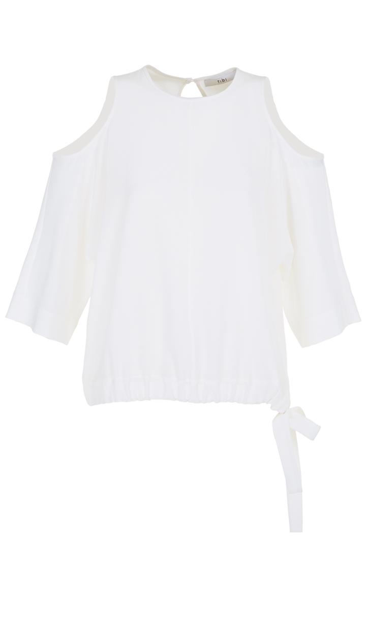 Silk Cut Out Tie Top
