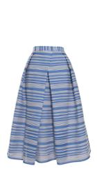 Raffia Organza Stripe Full Skirt