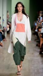 Pieza Print On Silk Bias Dress