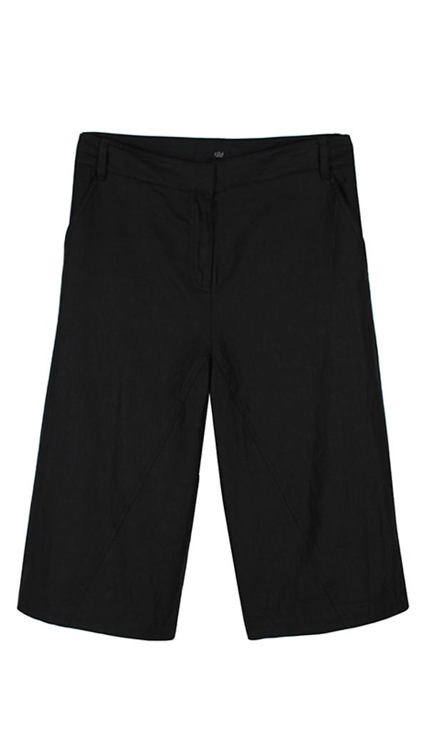 Nori Pearlized Linen Culottes
