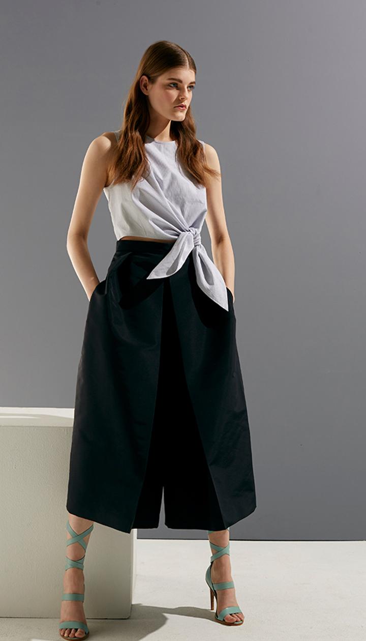 Silk Faille Culottes