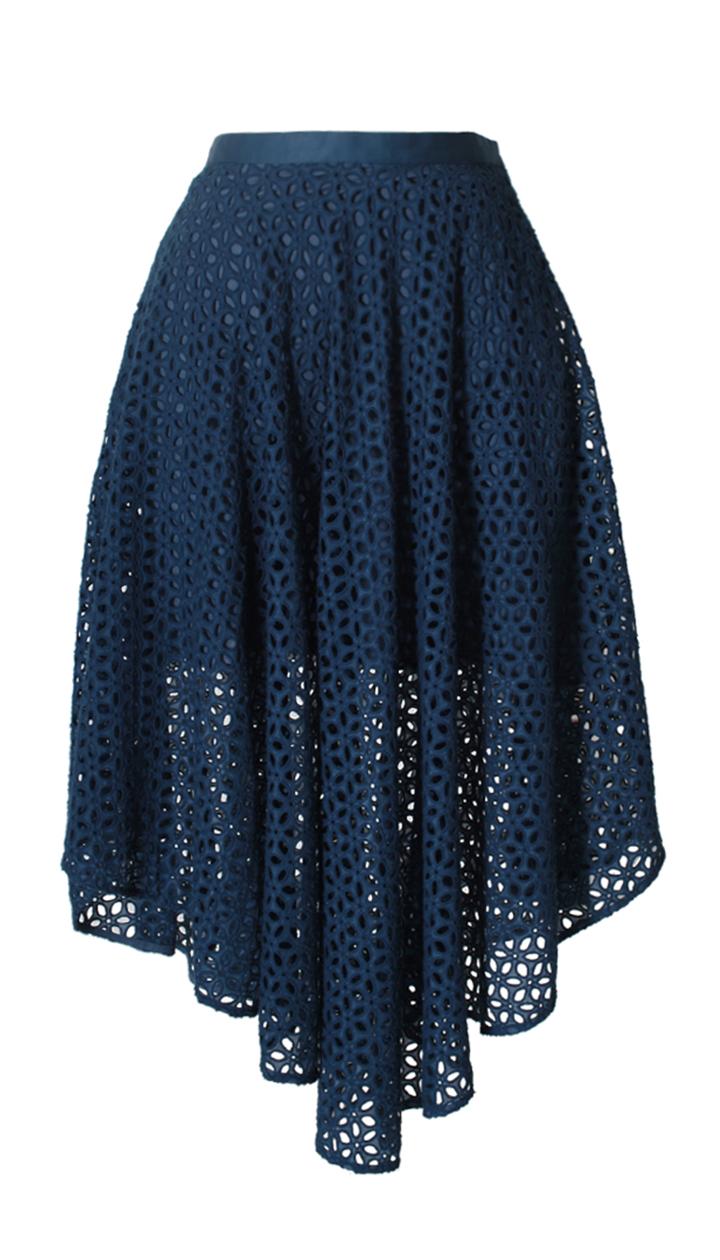 Hanae Eyelet Skirt