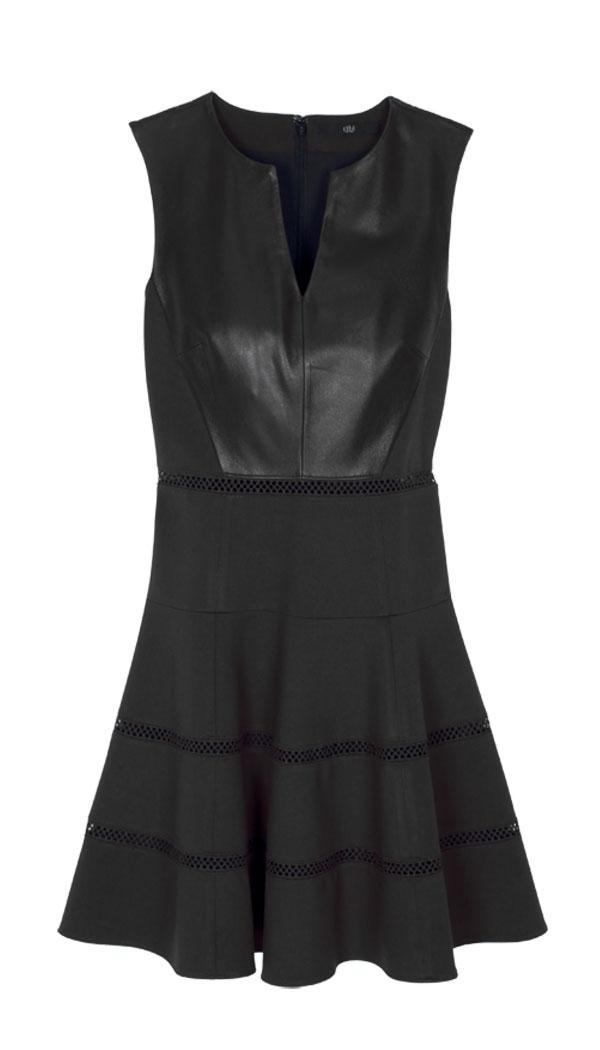 Leather Flirty Dress