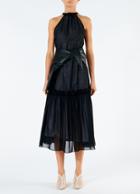 Tissue Leather Tie Belt