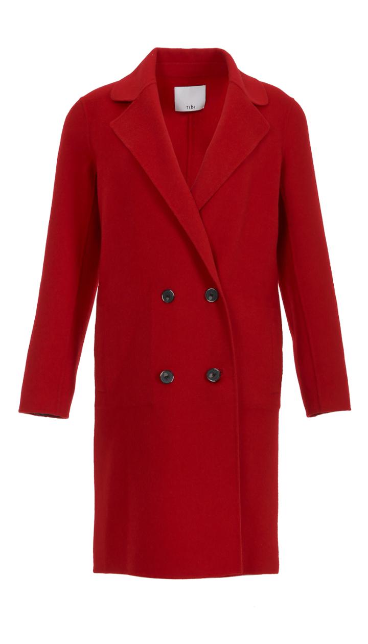 Reversible Luxe Double Faced Wool Coat