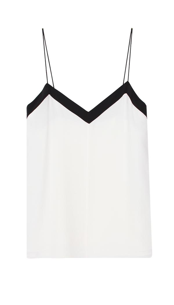 Silk Color Block Cami