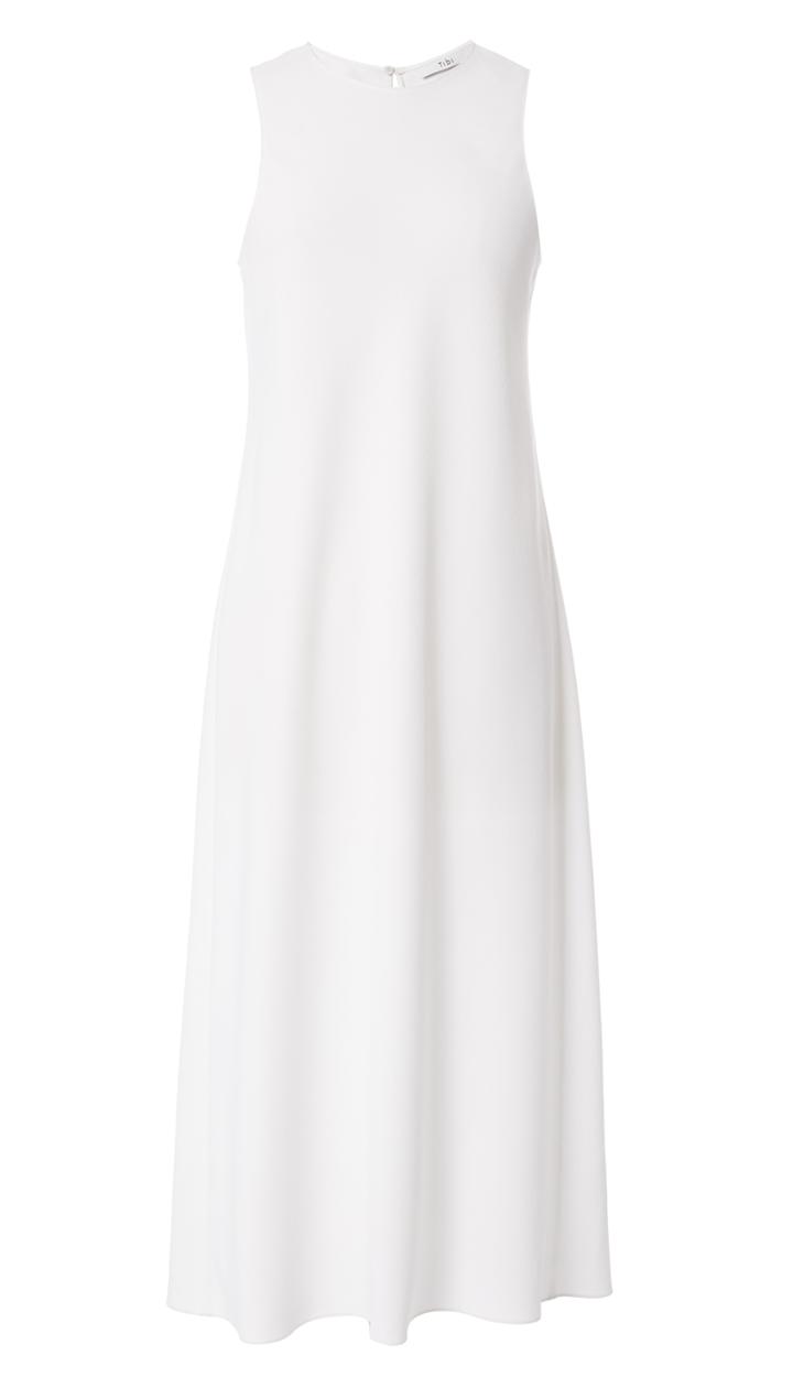 Drape Twill Bias Slip Dress