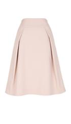 Agathe Tucked Pleating Midi Skirt