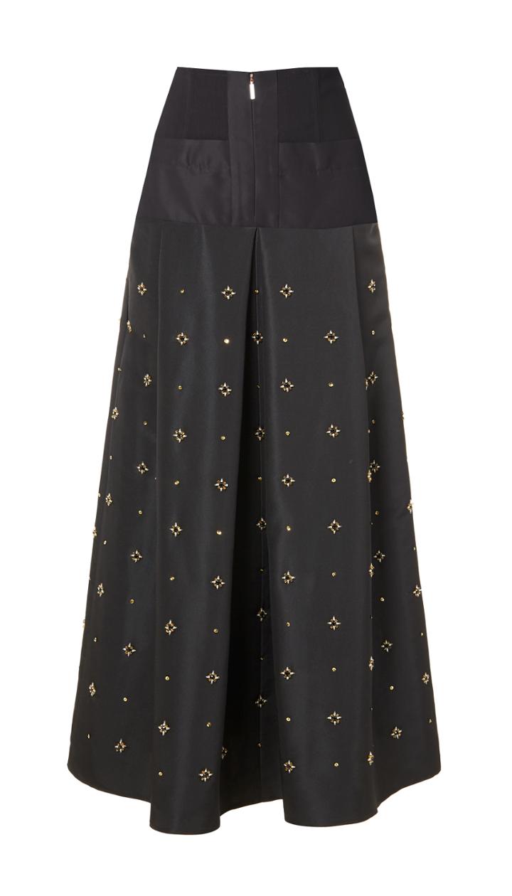 Charlotte Beading Silk Skirt