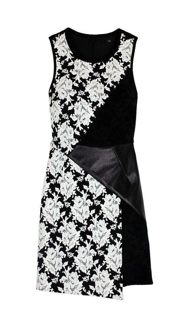 Floral Tapestry Asymmetric Dress