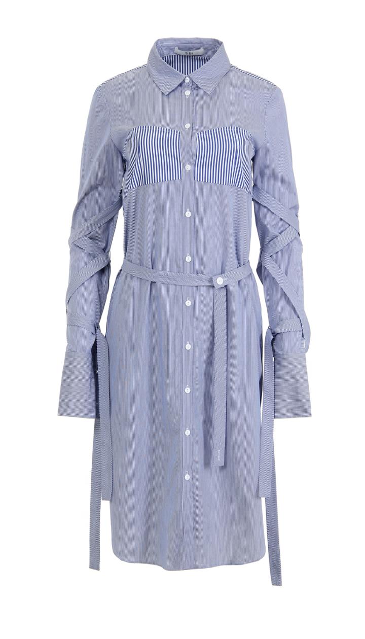 Men's Stripe Shirt Dress