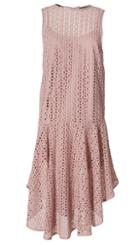 Hanae Eyelet Midi Dress