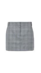Cooper Silk Wool Mini Trouser Skirt