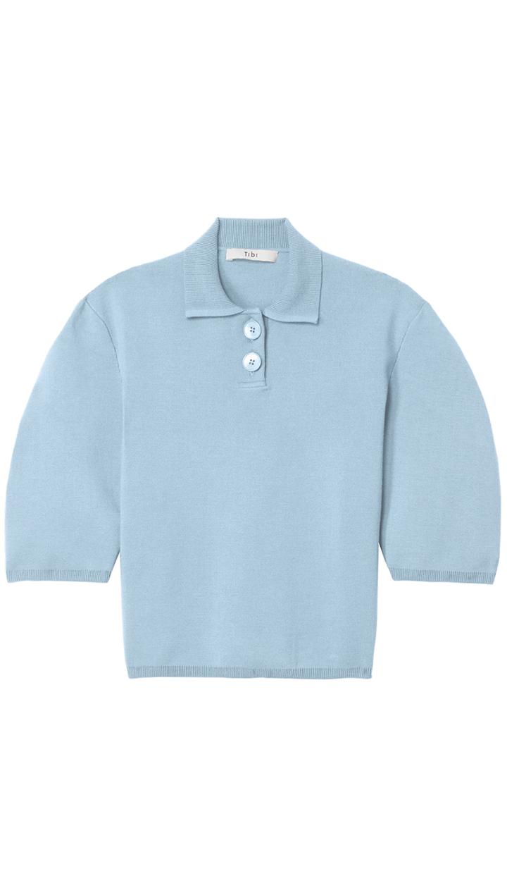 Sculpted Wool Polo