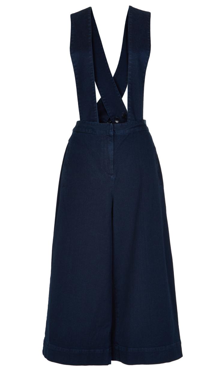 Denim Overalls With Removable Straps