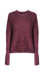 Boucle Cropped Cozy Pullover
