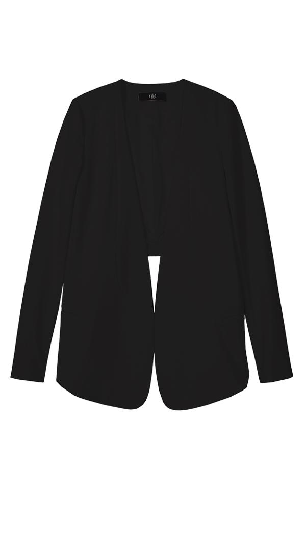 City Stretch Open Back Blazer