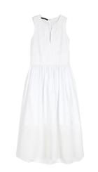 Ultra Matte Poplin Combo Dress