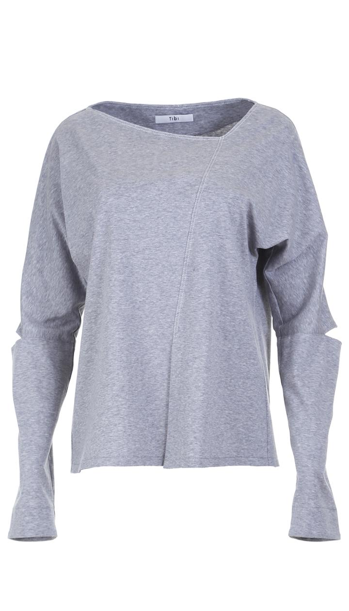 Mercerized Asymmetrical Tee