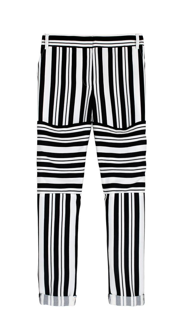 Summer Stripe Cuffed Pants