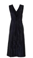 Pony Hair Overall Dress