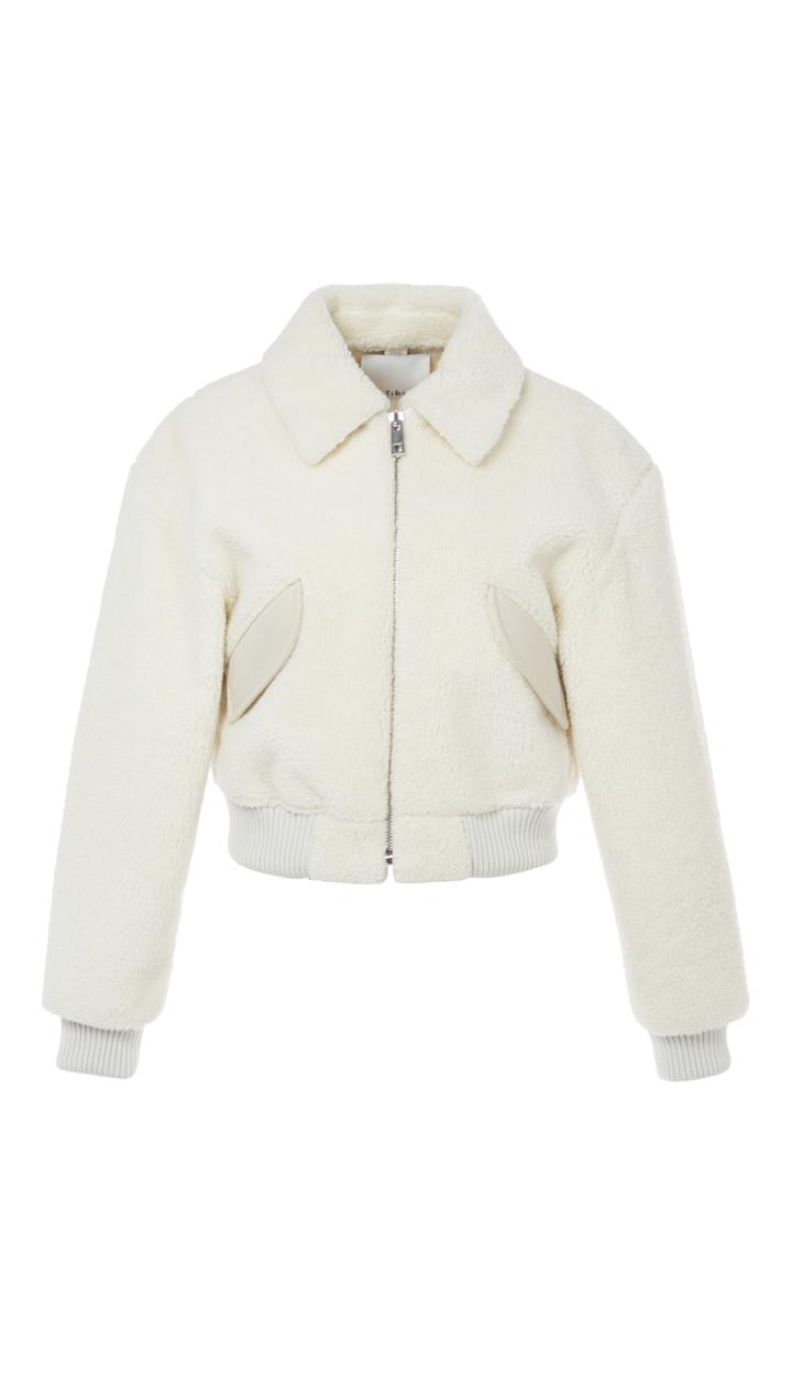 Faux Shearling Gus Cropped Jacket