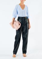 Tissue Leather Carpenter Jean