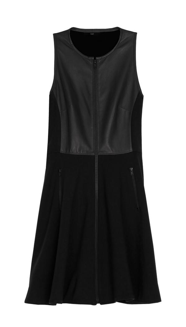 Leather Sleeveless Dress