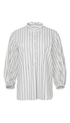 Striped Shirting Tunic Top