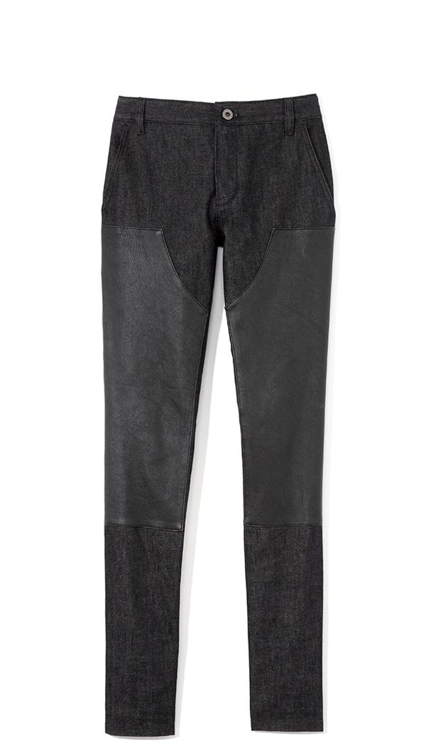 Leather Carpenter Skinny Pant