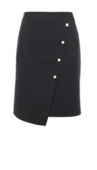 Urban Stretch Asymmetrical Snap Skirt