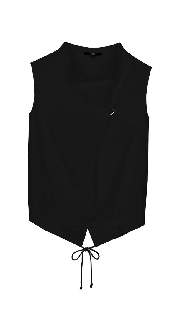 Ultra Matte Poplin Buckle Top