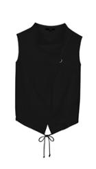 Ultra Matte Poplin Buckle Top