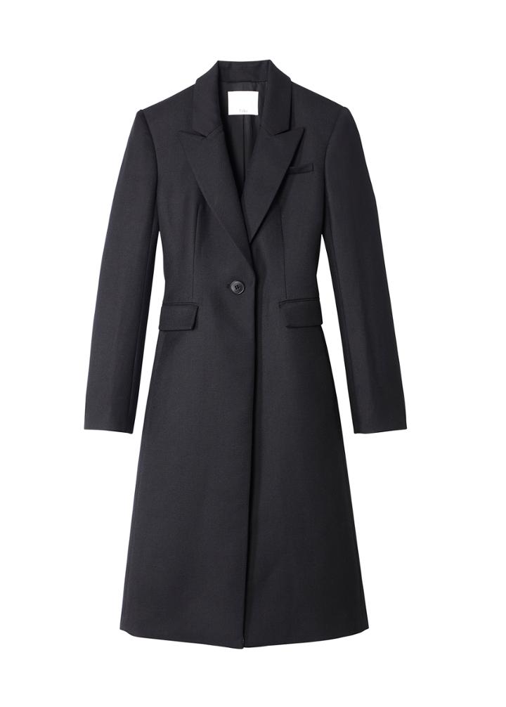 Luxe Wool Tuxedo Coat