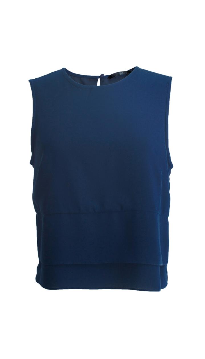 Crepe Tie-back Top