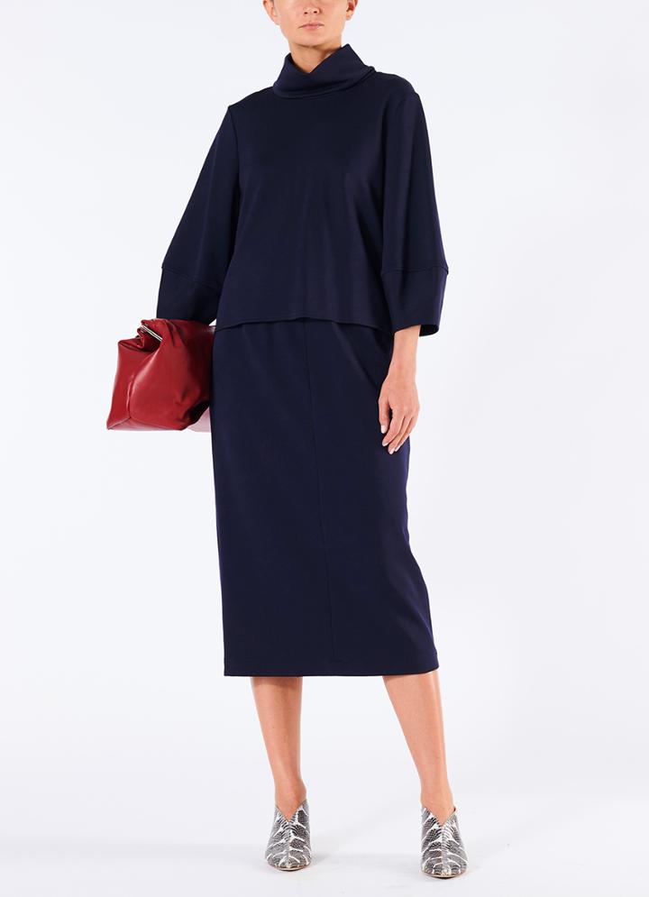 Mercer Knit Funnel Neck Top