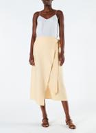 Linen Canvas Wrap Skirt