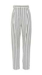 Lucci Stripe Sculpted Pleat Pants