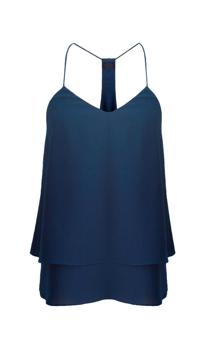 Crepe Ruffle Cami