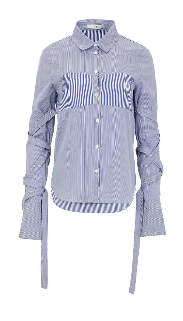Men's Stripe Strappy Shirt