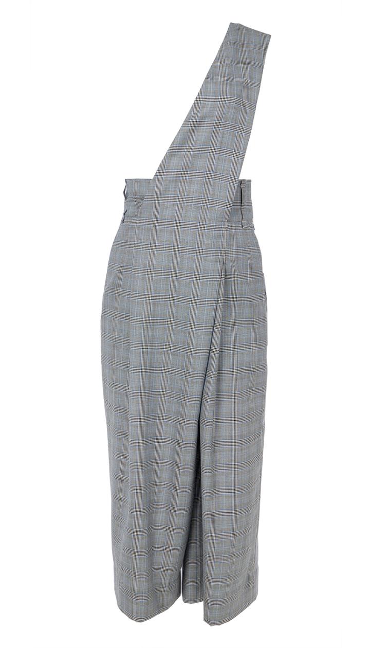 Cooper Silk Wool Asymmetrical Jumpsuit