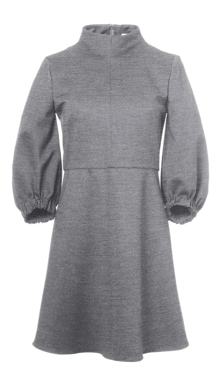 Bond Stretch Knit Sculpted Sleeve Dress