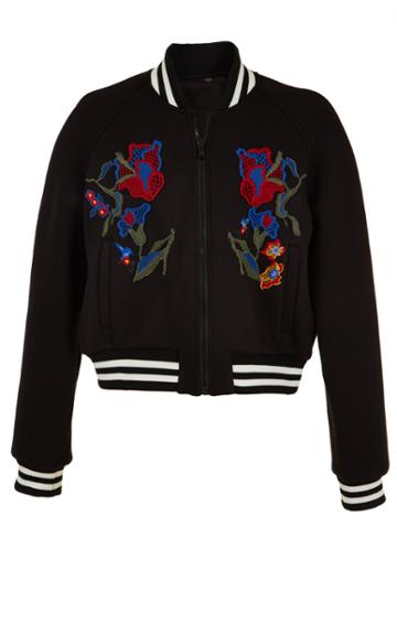 Marisol Embroidered Bomber