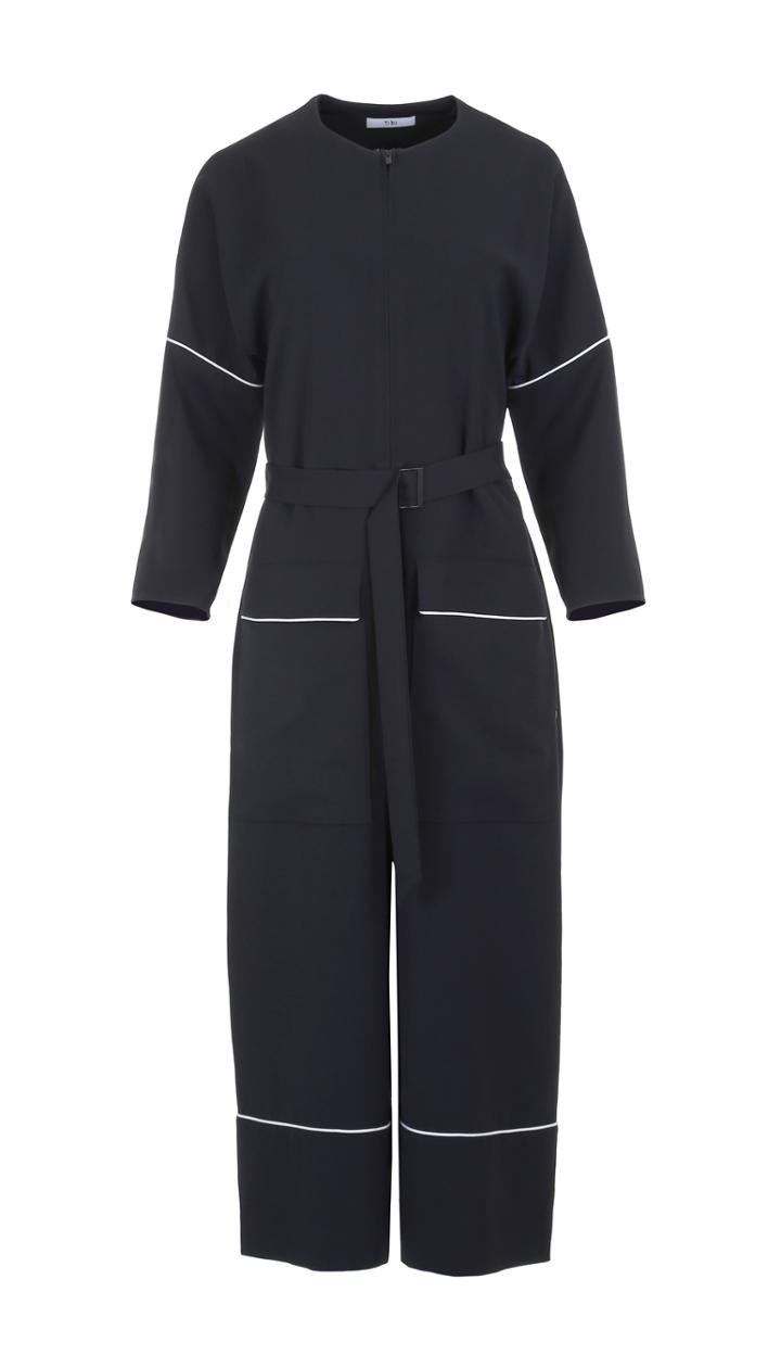 Spectator Drape Twill Jumpsuit