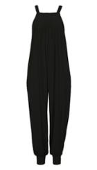 Arielle Silk Overall Pleated Jumpsuit