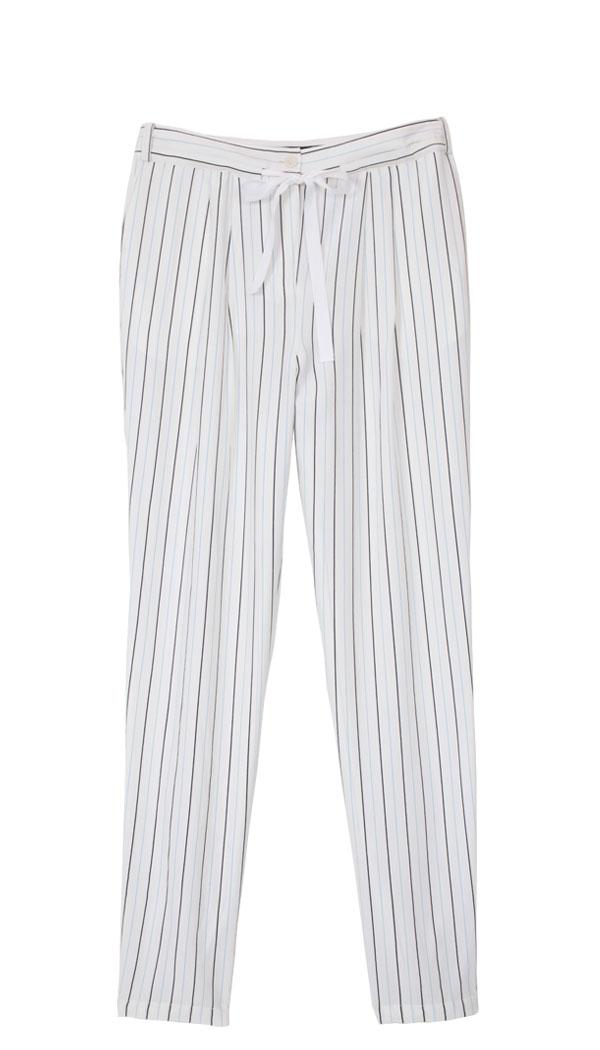 Striped Silk Track Pants