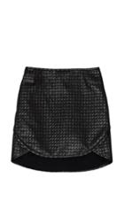 Quilted Lurex Jacquard Skirt