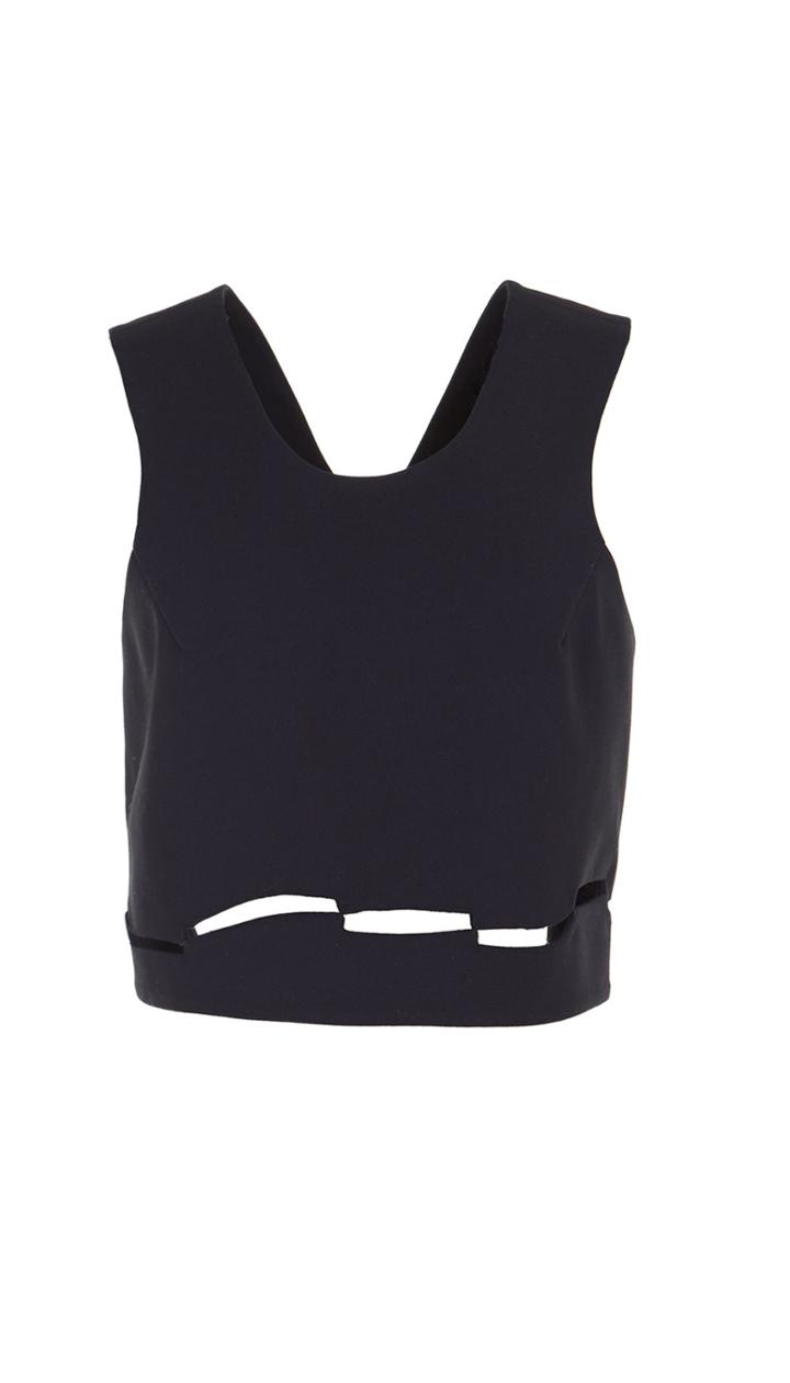 Vinales Cut Out Apron Cropped Top