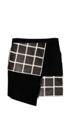 Leather Crochet Skirt