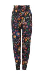Tech Floral Pull On Paperbag Joggers